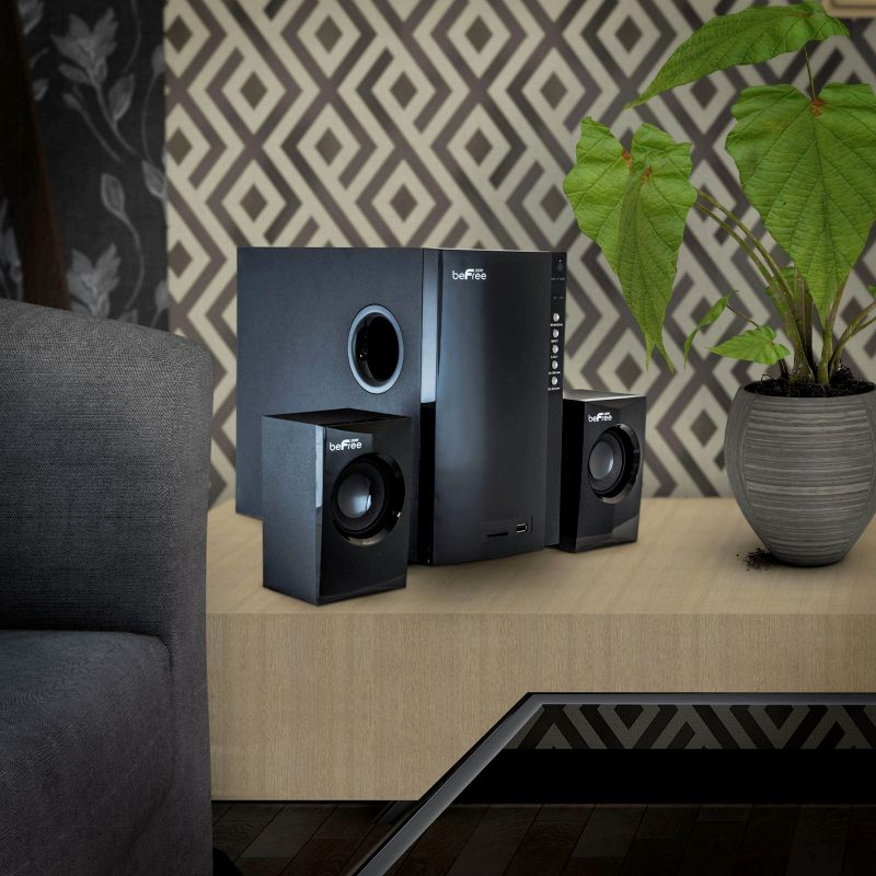 beFree Sound 5.1 Channel Bluetooth Surround Sound Speaker System in Black