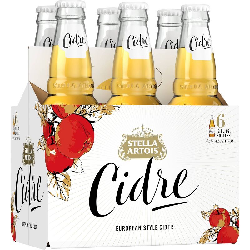 Stella Artois Cidre European Style Cider - 6pk/12 fl oz Bottles