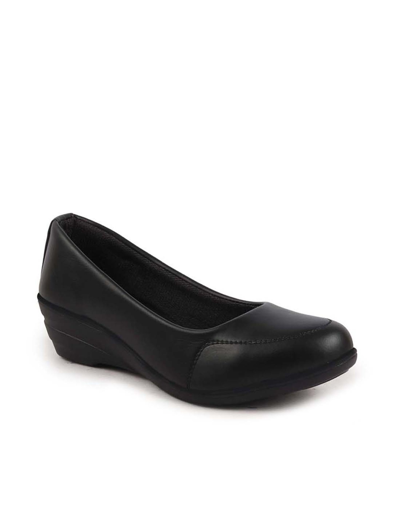 Fausto Women's Black Wedge Ballets