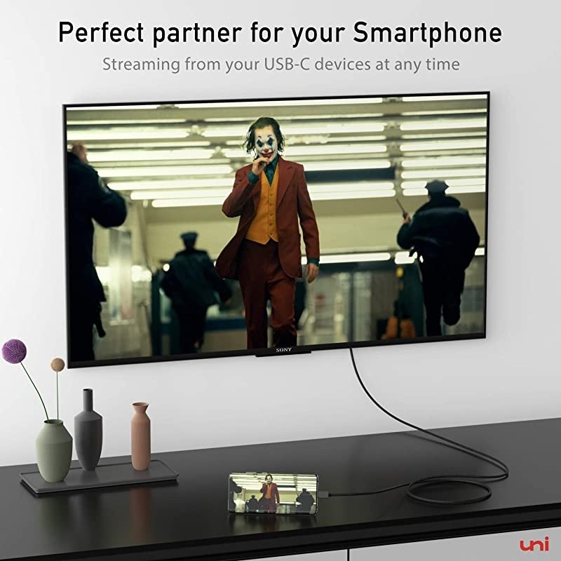 USB C to HDMI Cable 2020 New Updated USB Type C to HDMI CableThunderbolt 3 Compatible for Working from Home 4K Compatible for iPad Pro 2018 MacBook Galaxy S20S10 XPS and More 10ft