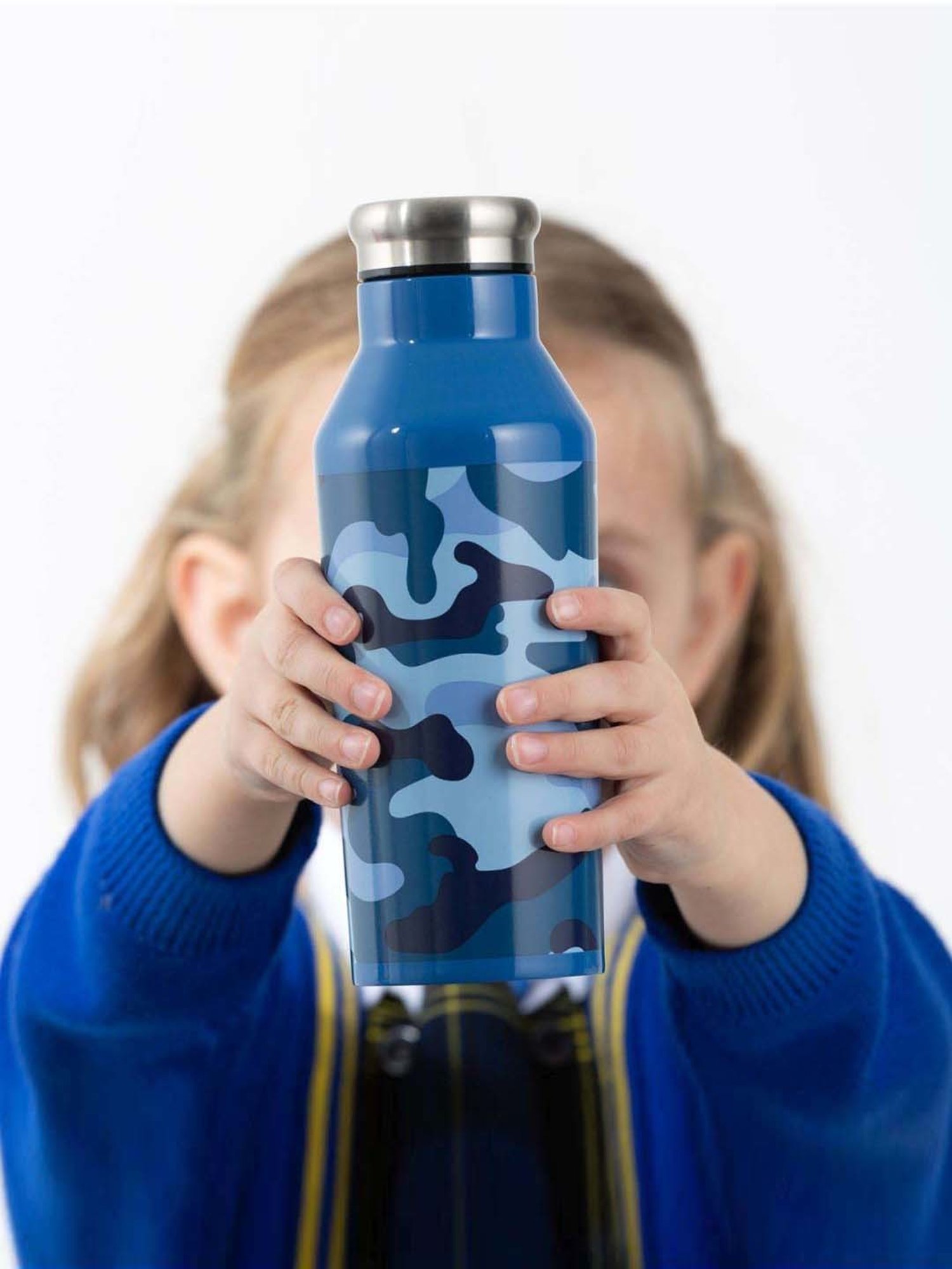 Typhoon Pure Kids Blue Stainless Steel Water Bottle (0.6 L)