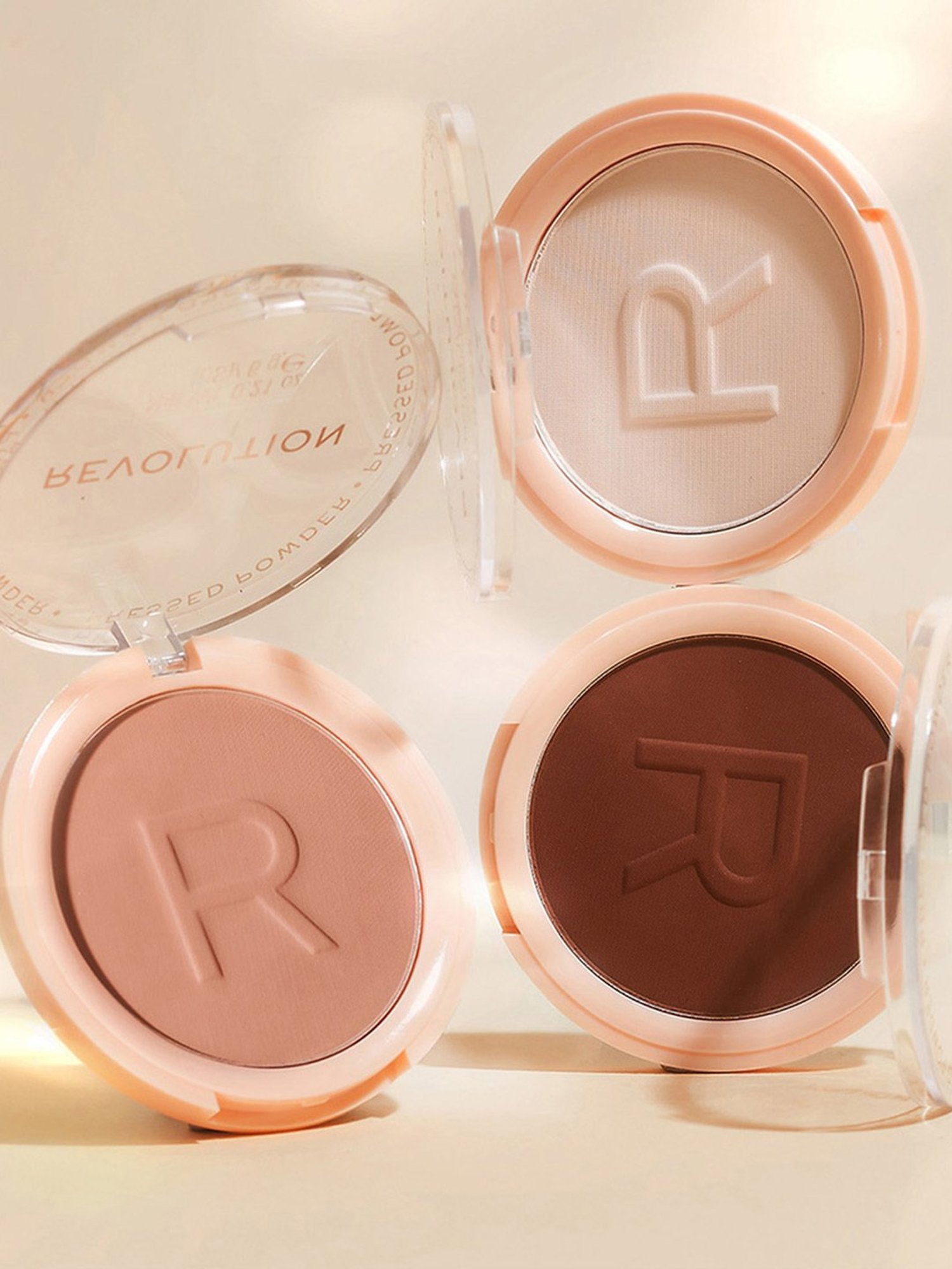 Makeup Revolution Reloaded Pressed Powder Beige - 6 gm