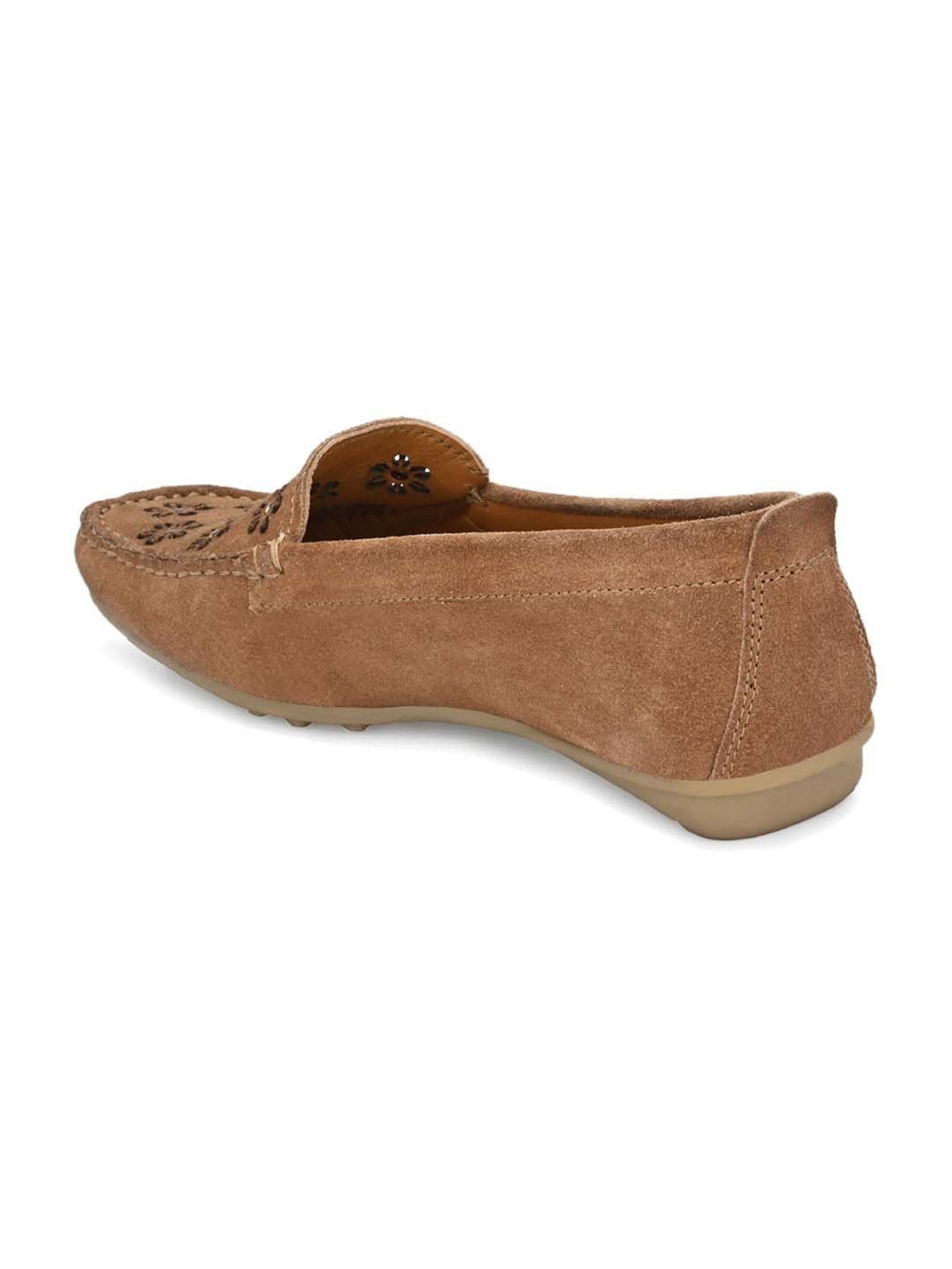 Carlo Romano Women's Tan Casual Loafers