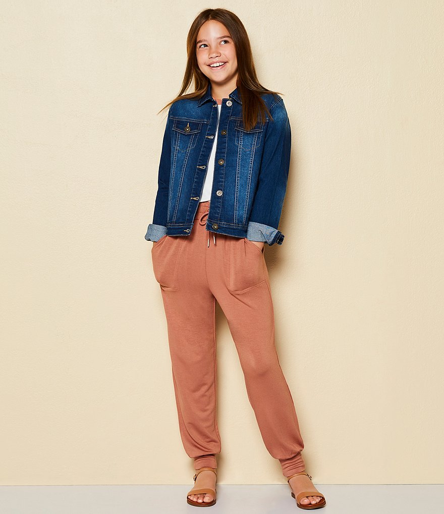 Copper Key Girls' Clevver Leather Two-Piece Flat Sandals (Youth)