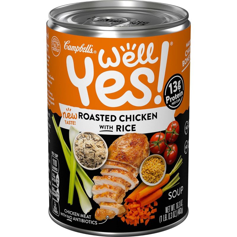 Campbell's Well Yes! Chicken with Wild Rice Soup 16.3oz