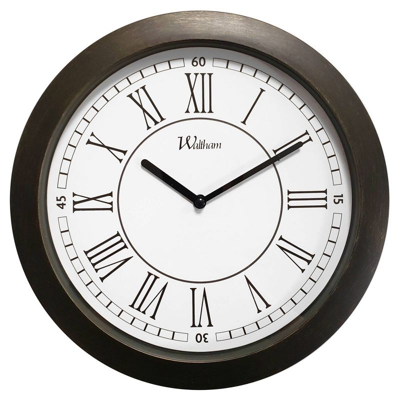 11" Round Wall Clock with Roman Numerals