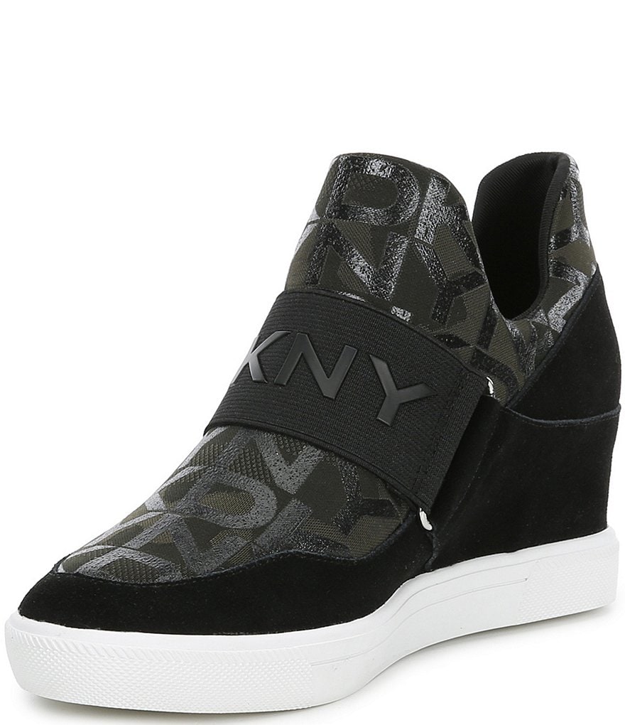 DKNY Cosmos Signature Logo Wedge Sneakers