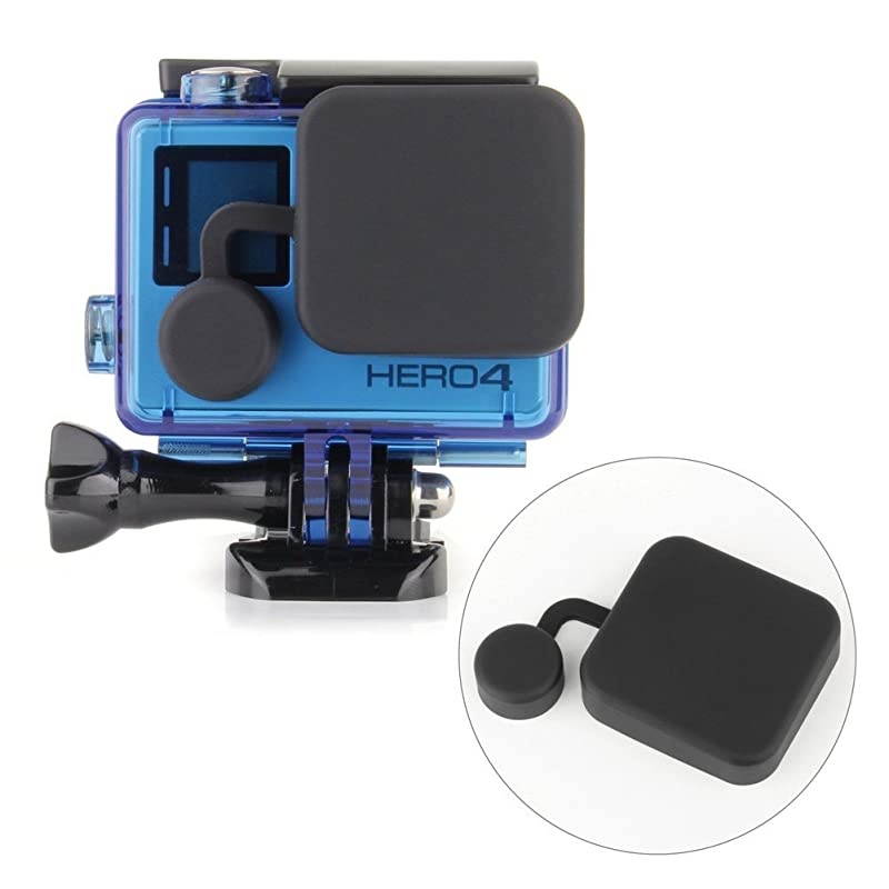 Protective Waterproof Dive Housing Case for GoPro Hero 4 Hero 3+ Hero 3 Black Silver Camera Underwater 40 Meters 131 Feet Transparent Blue
