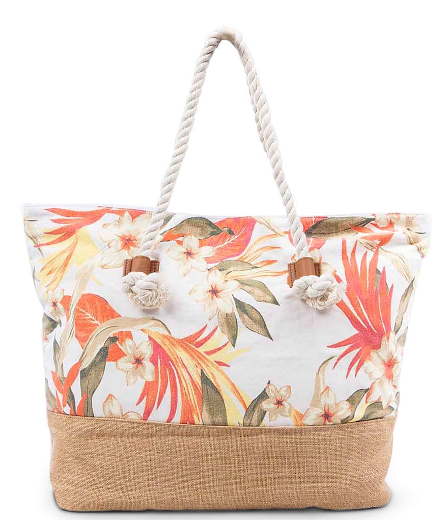 Rip Curl Canvas Multi Floral Beach Bag