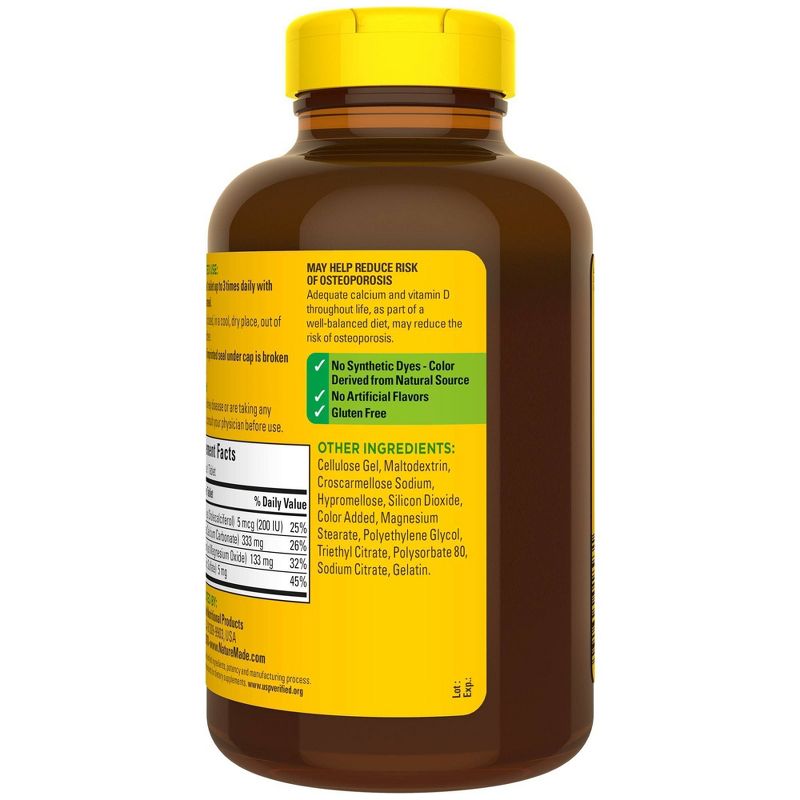 Nature Made Calcium - Magnesium Zinc with Vitamin D3 - 300ct