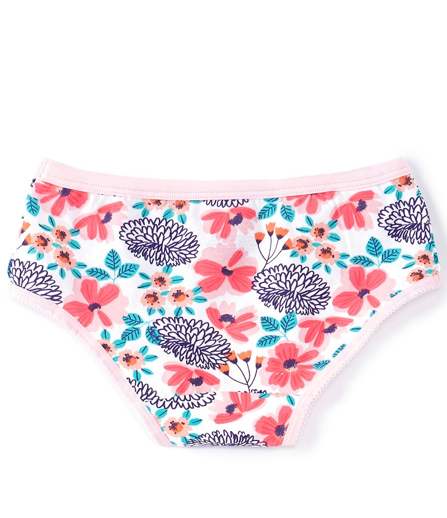 Copper Key Adventure Wear by Copper Key Little Girls 2T-5 Large Floral Brief Panties