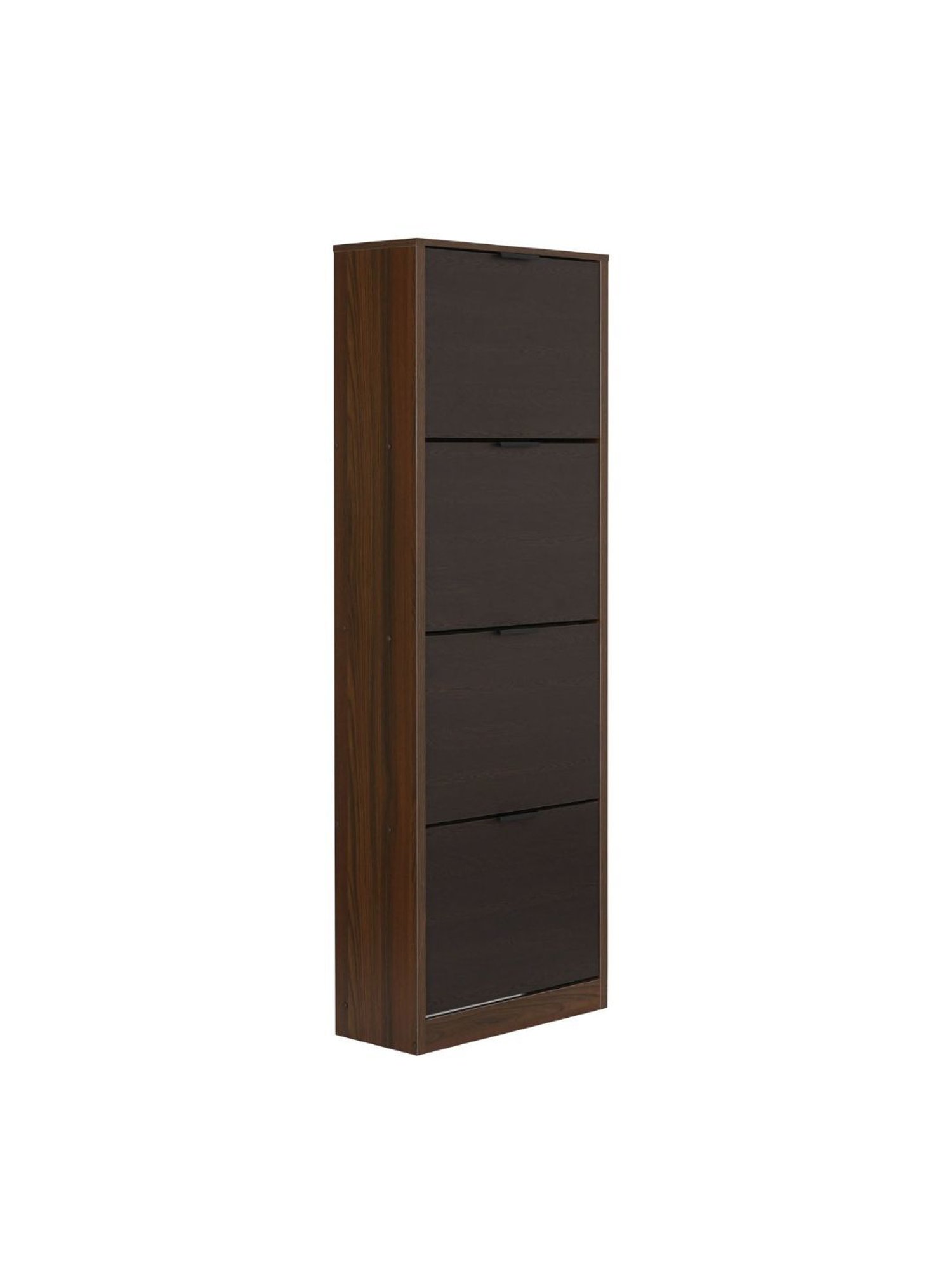 @home Florine Wenge Brown Engineered Wood 4 Tier Shoe Cabinet