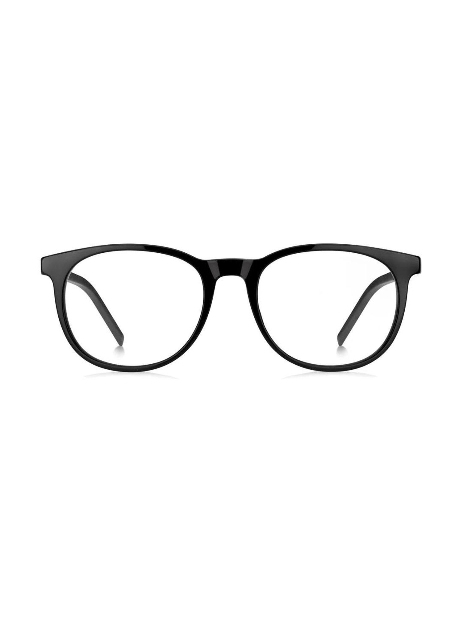 HUGO Black Oval Eye Frames for Men