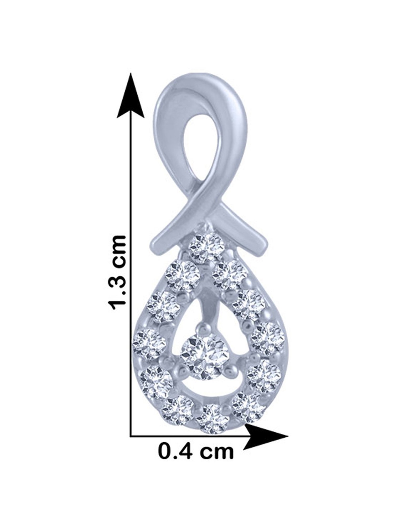 P.C. Chandra Jewellers 18 kt Gold & Diamond Earrings