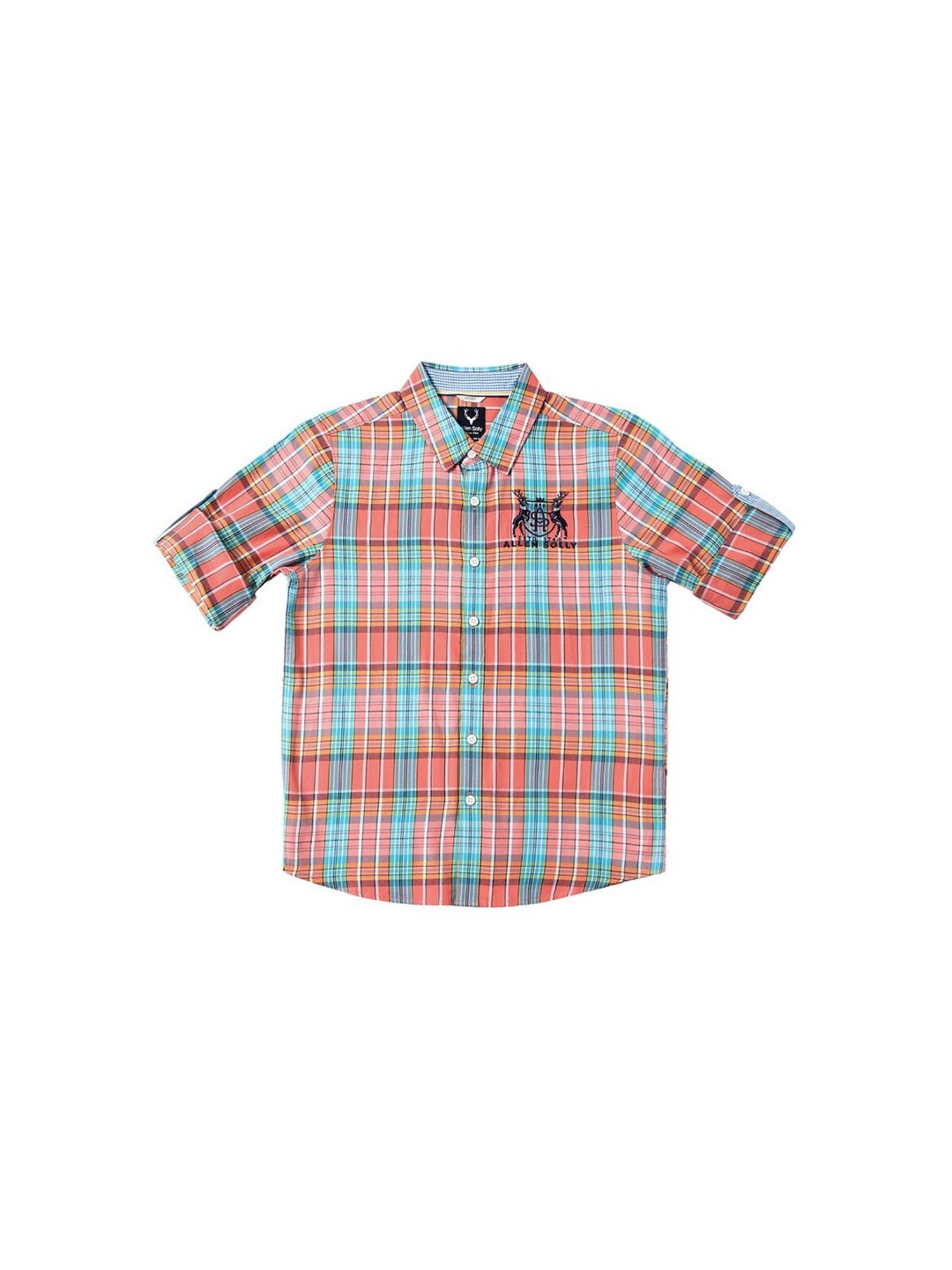 Allen Solly Junior Multicolor Checks Full Sleeves Shirt
