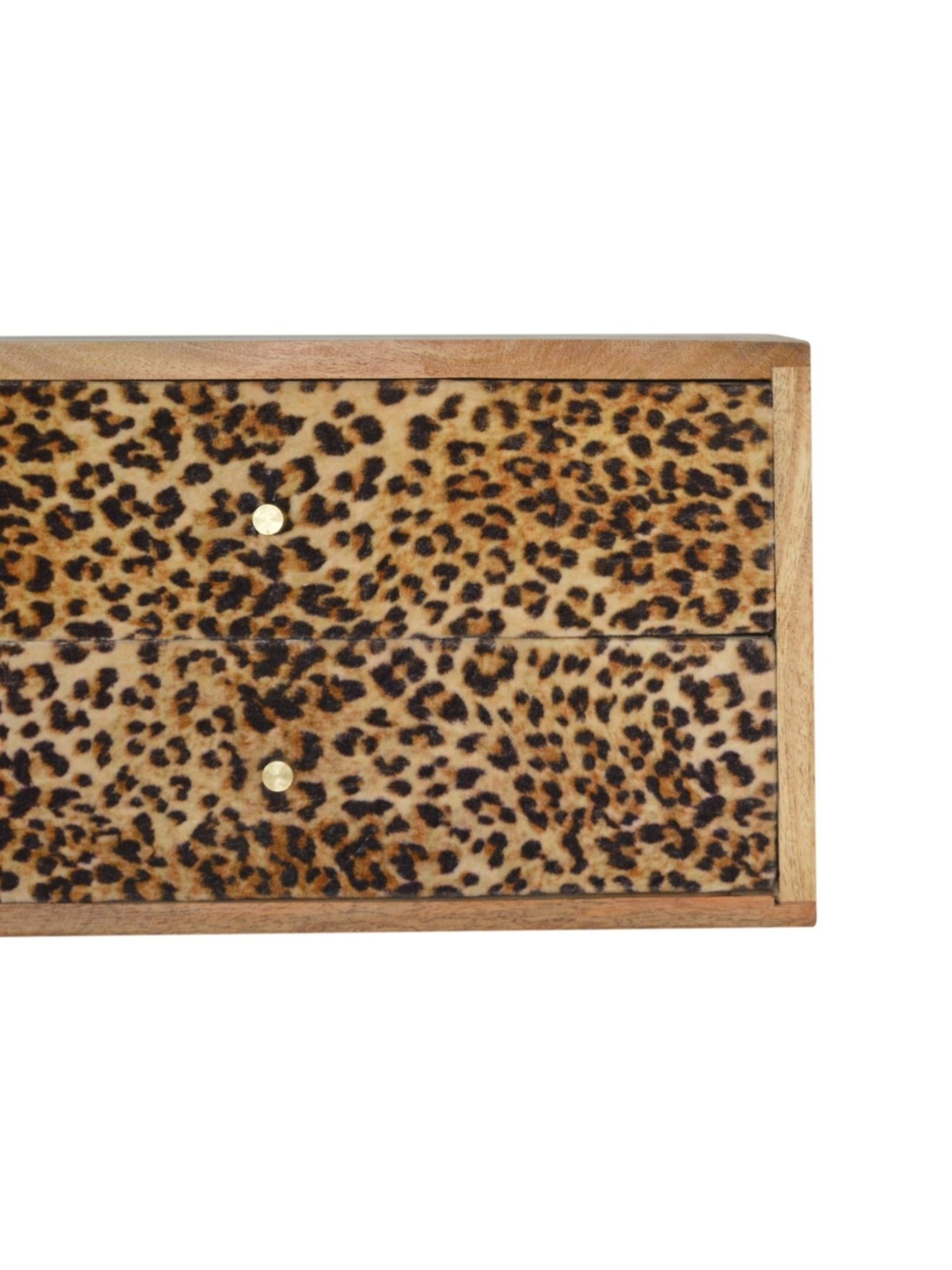 Ikiriya Avina Solid Dark Brown Wood End Table