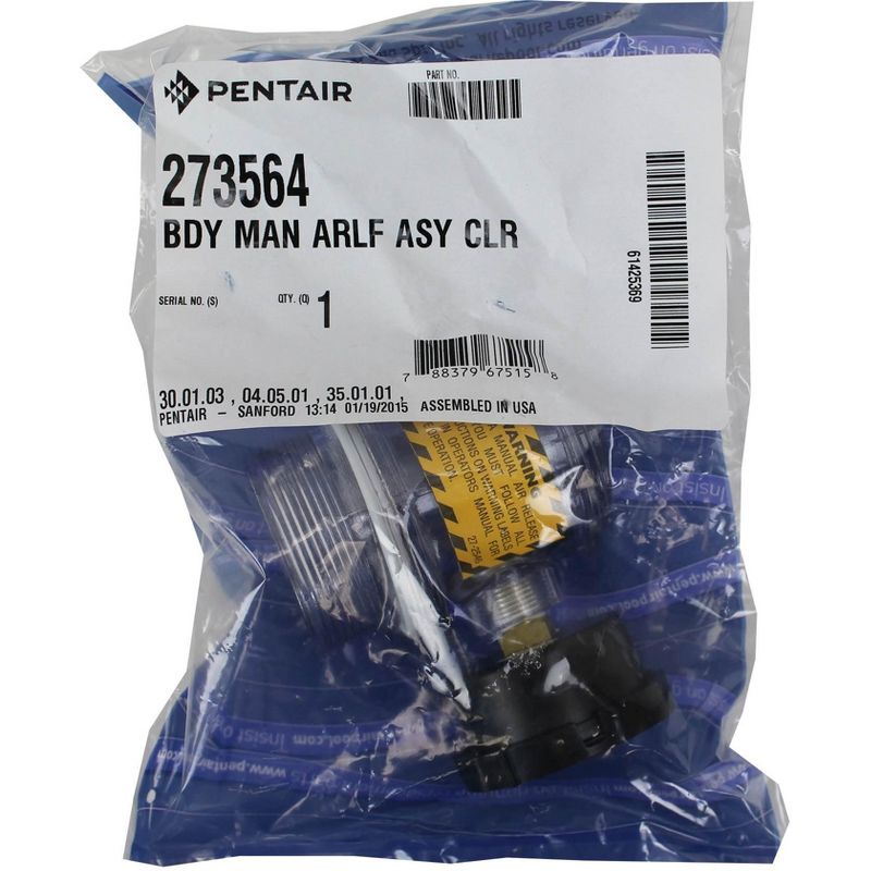 4) Pentair 273564 Sand Filter Manual Air Relief Valve Assemblies Triton TR100C