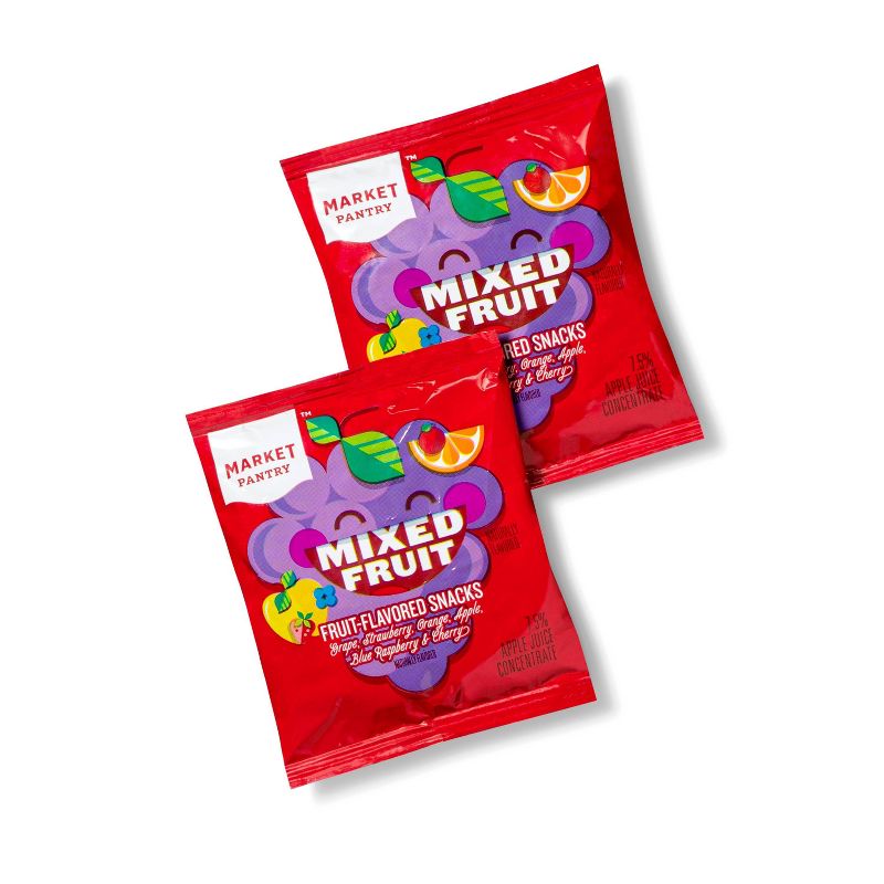 Mixed Fruit Flavored Snacks - 10ct - Market Pantry™