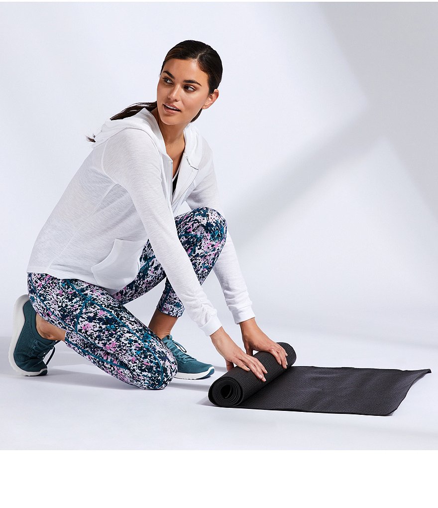 Free People FP Movement Square Neck Coordinating Good Karma Tie-Dye Sports Bra