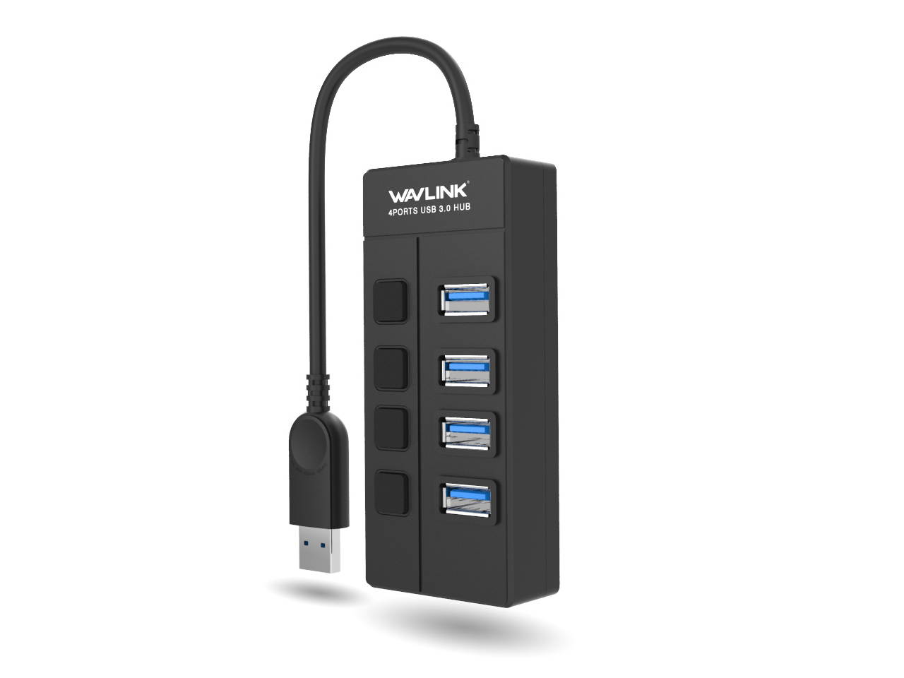 USB 3.0 HUB, USB Hub,4 Port USB 3.0 Hub, USB Hub with Individual Power Switches and LEDs , Super Speed 5Gbps Data Transfer Hub for Mac Laptop Ultrabook and Tablet PC