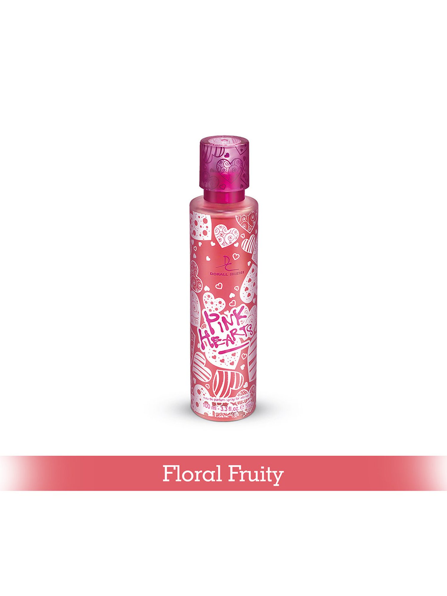 Dorall Collection Pink Hearts Eau de Parfum For Women - 100 ml