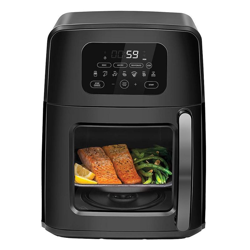 Chefman Turbofry Air Oven with Auto-Stir Function - Black