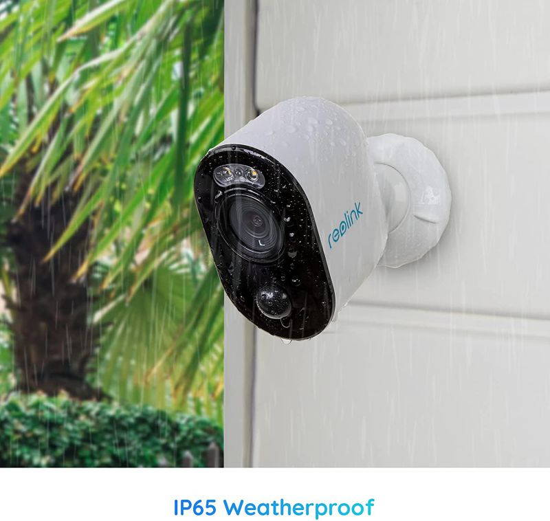 Reolink Outdoor Spotlight 1080P HD Wireless Battery/Solar Powered WiFi IP Camera Argus 3, PIR Motion Alerts, 2-way Audio, Color Night Vision, Work With Google Assistant, Reolink Argus 3