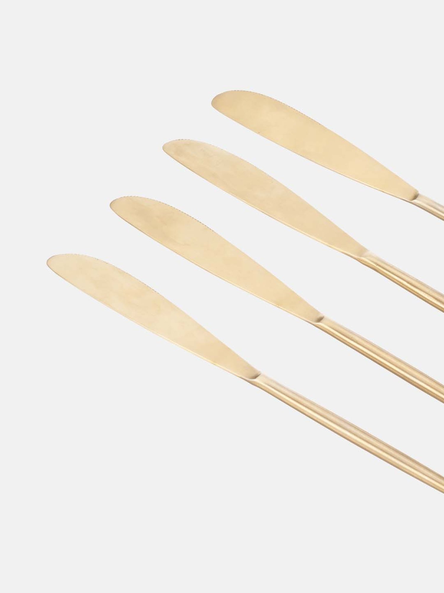 Pure Home and Living Silver Stainless Steel Textured Cutlery sets