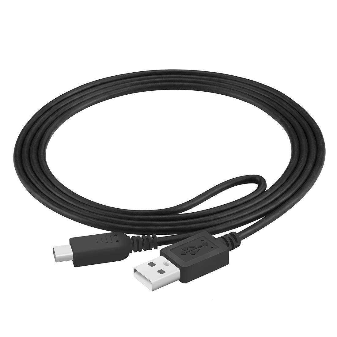 Geekria QuickFit Charging Cable, Fit for Nintendo 3DS XL, 3DS, 2DS, 2DS XL, Charging Cord / Ndsi Charger Cable (4FT, Black)