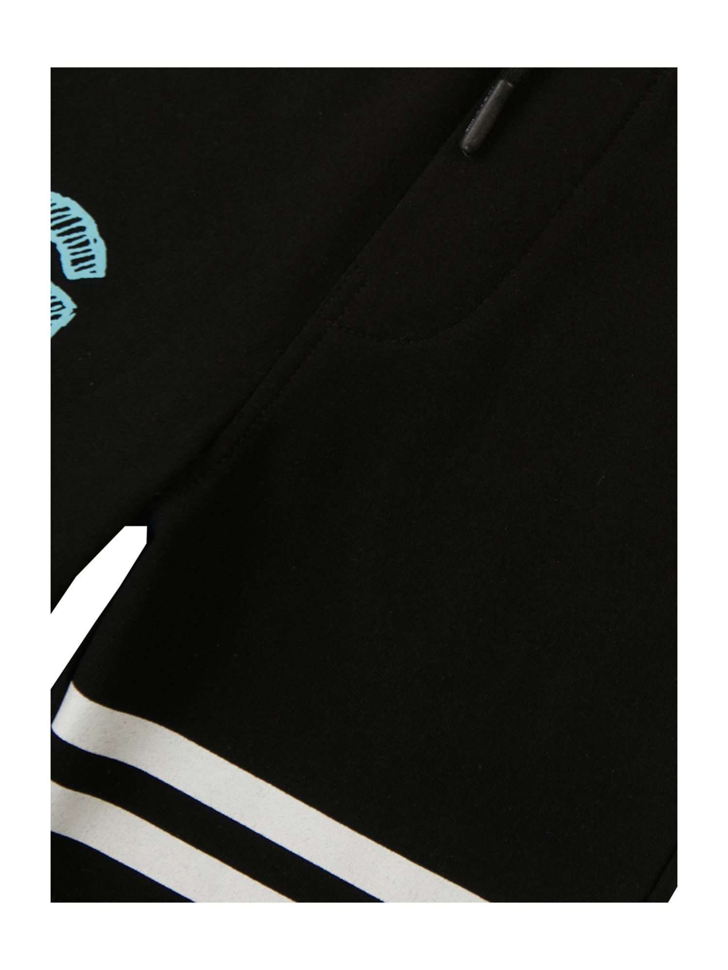 Gini & Jony Kids Black Printed Bermuda