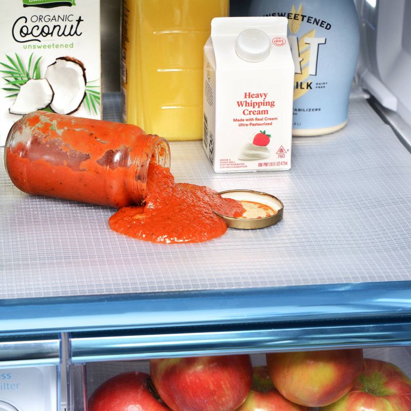 Con-Tact Zip-N-Fit Fridge Liner Clear