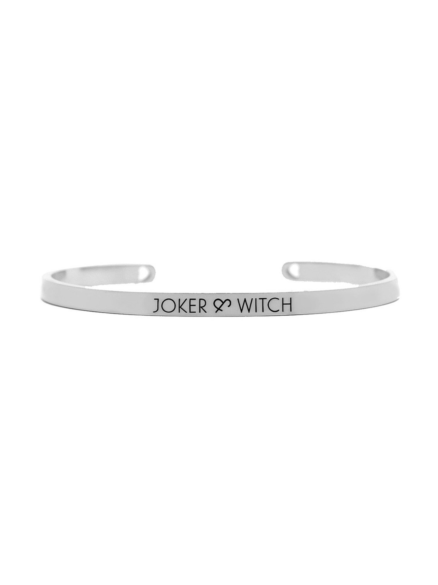 Joker & Witch Band Black Adjustable Bracelet