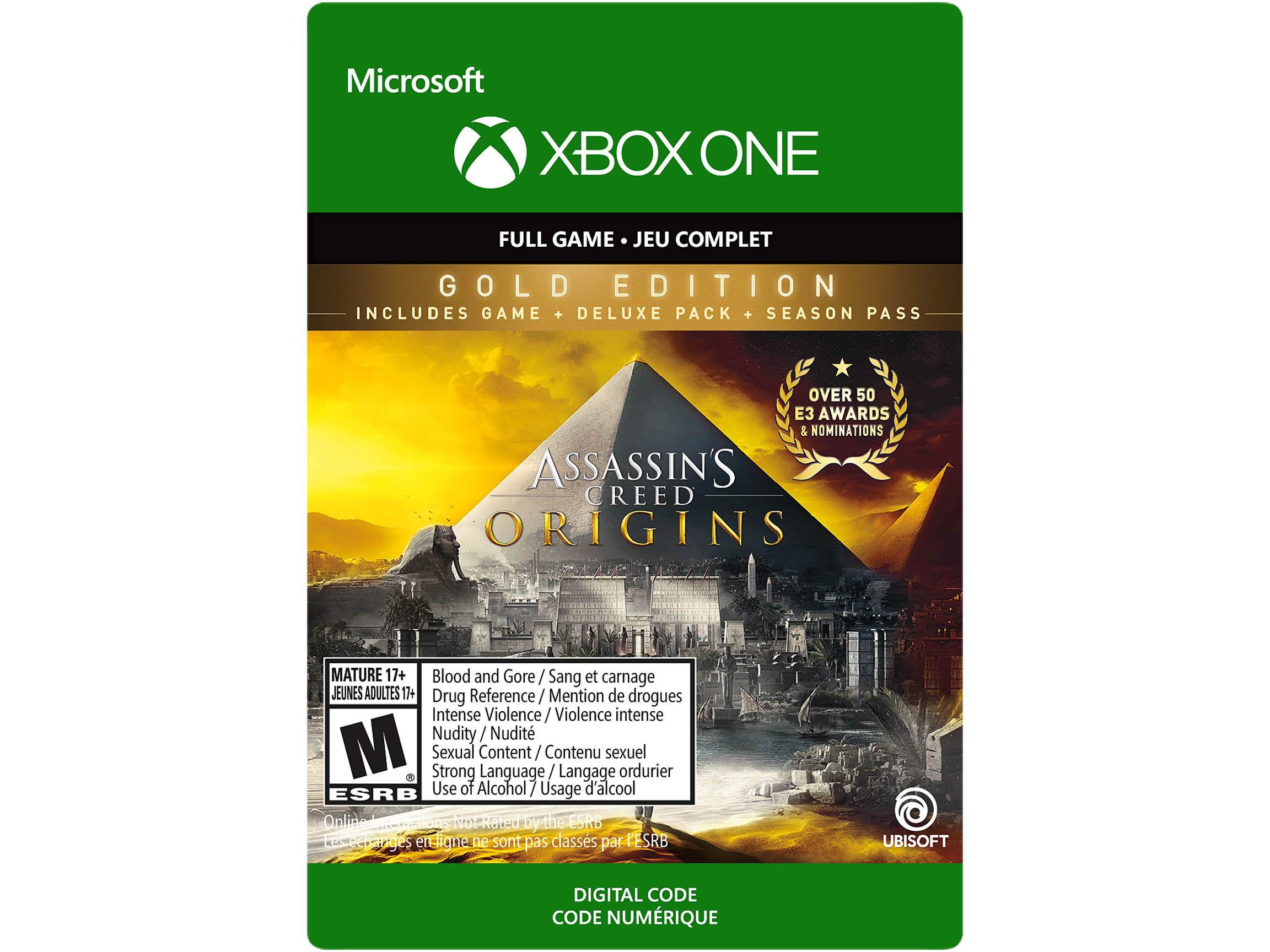 Assassin's Creed Origins: Standard Edition Xbox One [Digital Code]