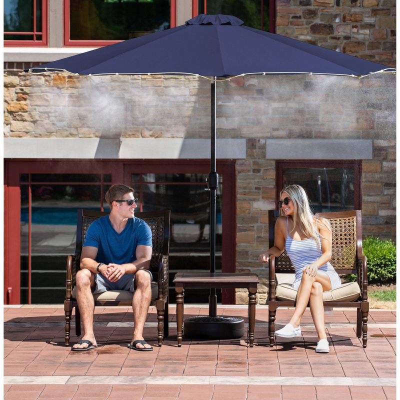 9' Market Umbrella with Mister Kit - Island Umbrella