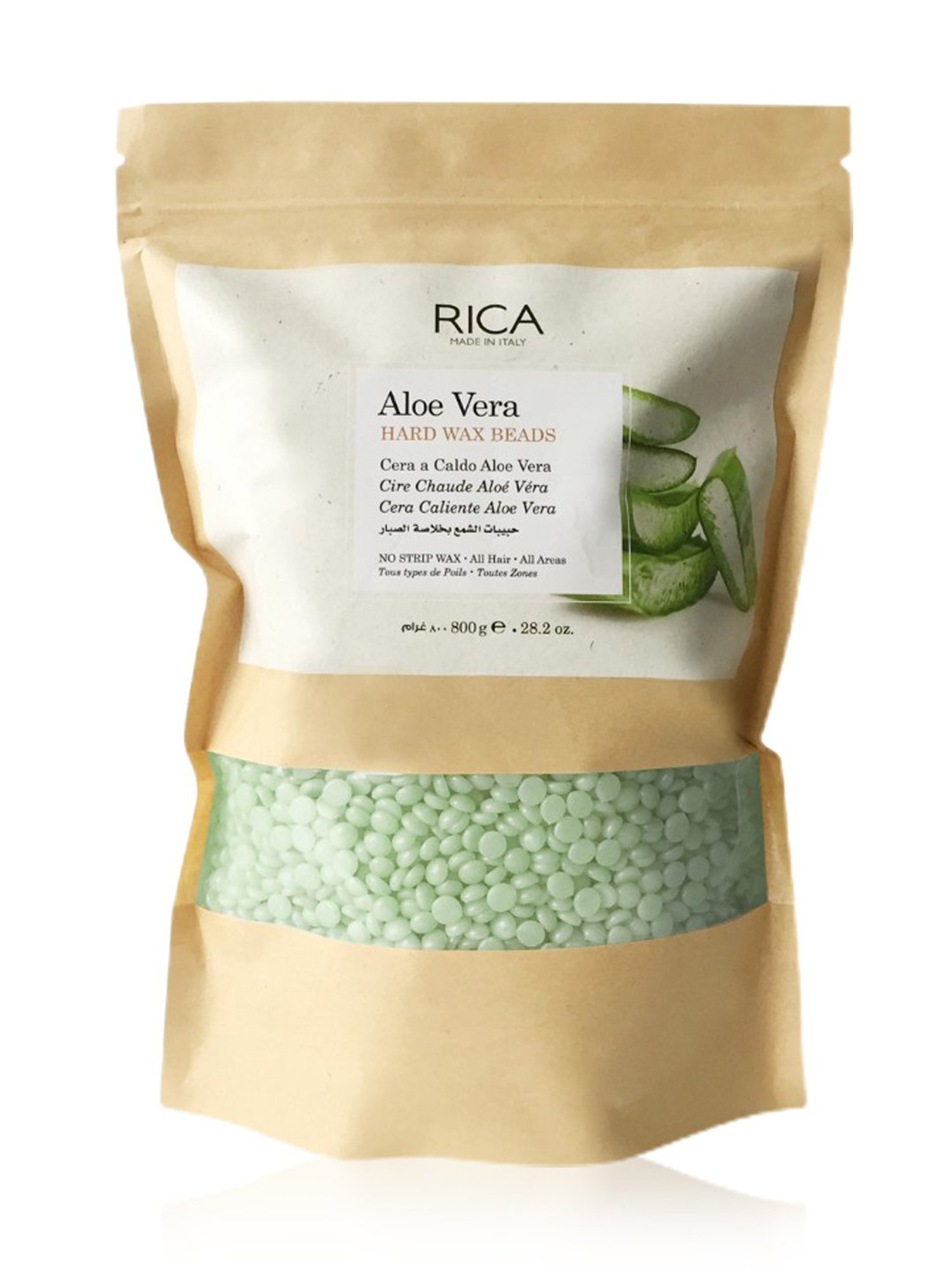 Rica Aloe Vera Hard Wax Beads - 800 gm