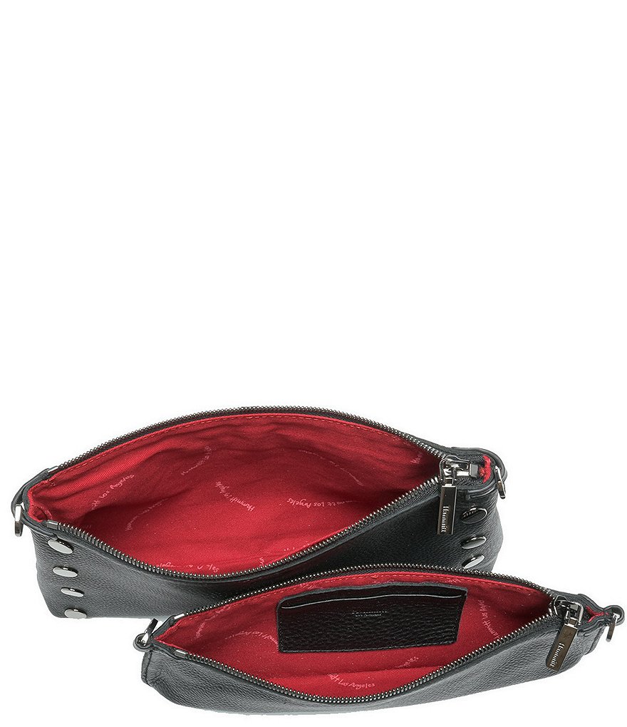 Hammitt Nathan Pebble Leather Double Pouch Crossbody Bag