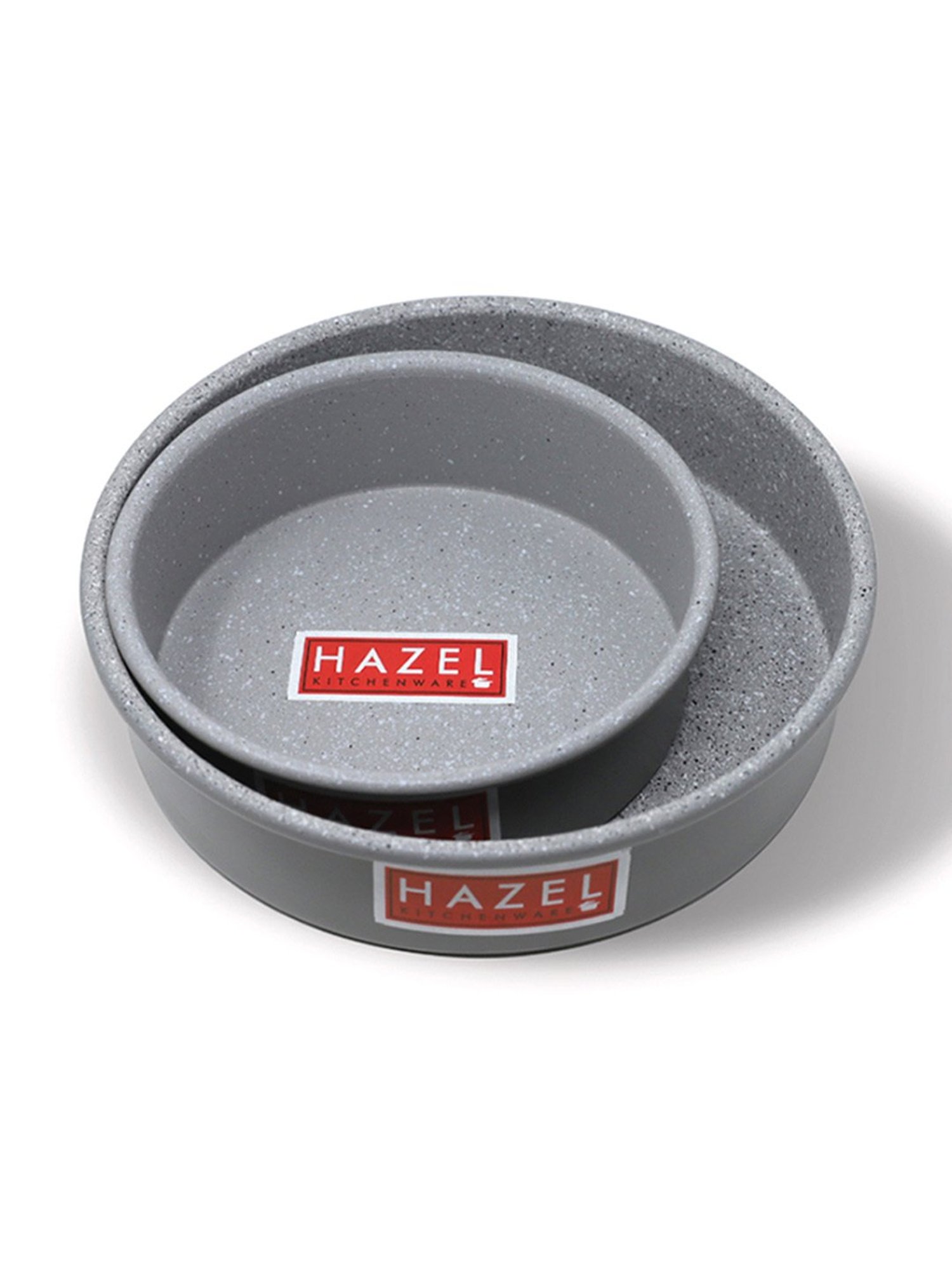 HAZEL Alfa Grey Aluminium Cake Mould (Set of 2)