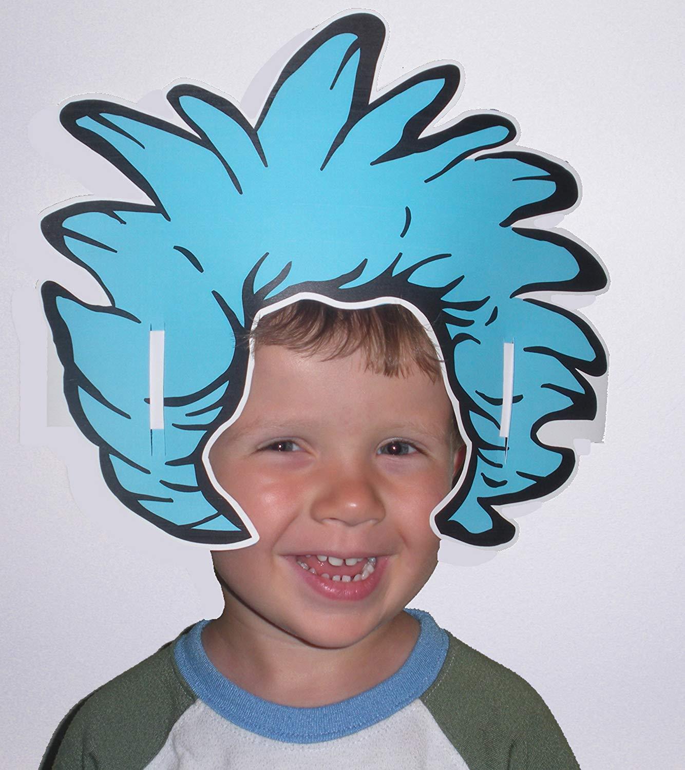 Eureka Dr. Seuss Thing Hair Wearable Hats, 32 Hats, Approx 8" Tall Each