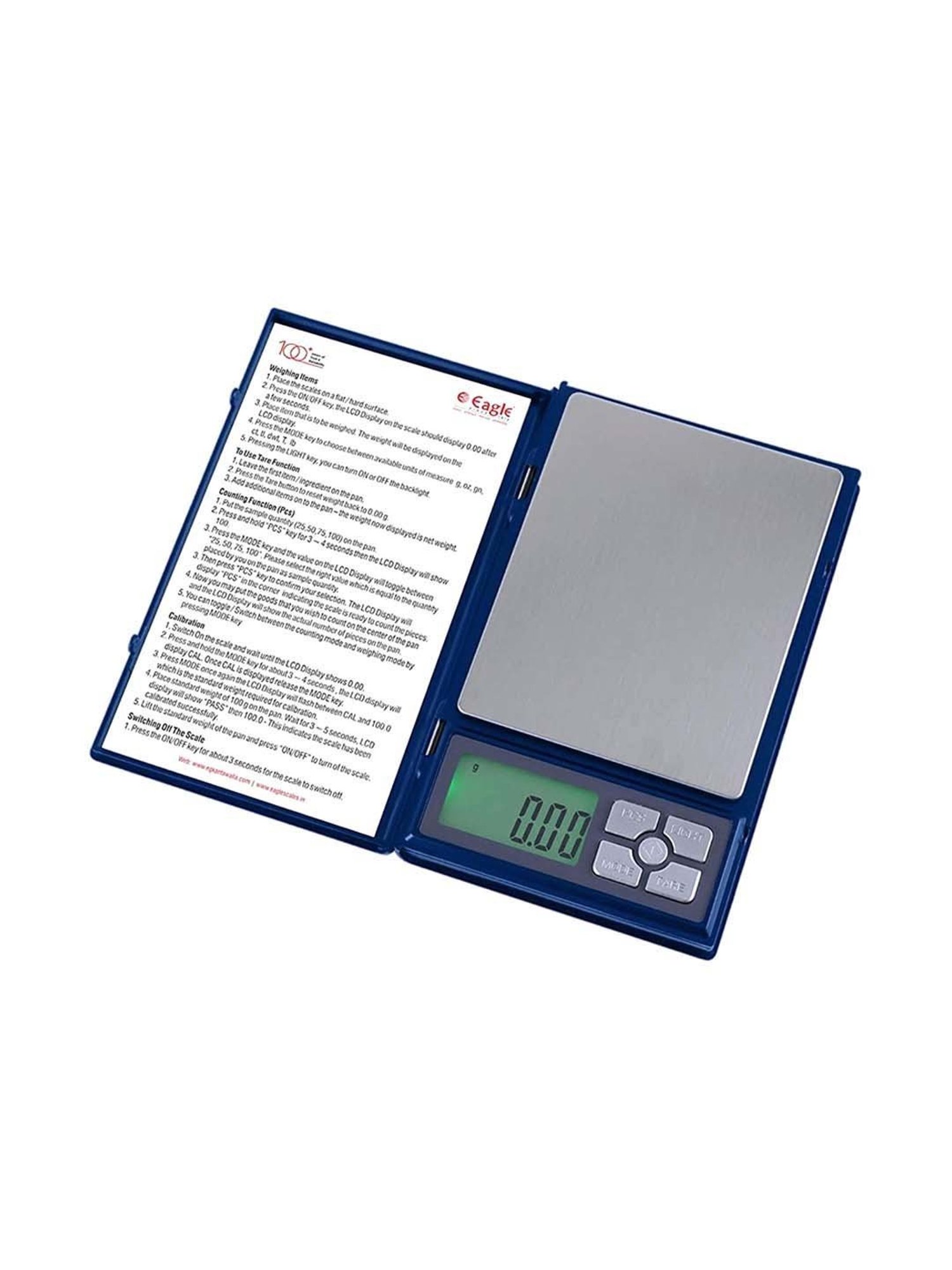 Eagle PKT-NB1 Digital Pocket Scale 600 g Capacity, 0.01g Accuracy,Small Machine, Gold Weight Machine