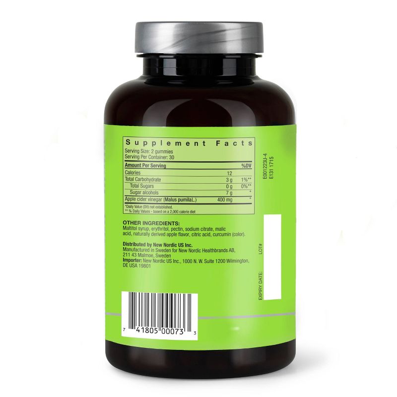 New Nordic Apple Cider Gummies - 60ct