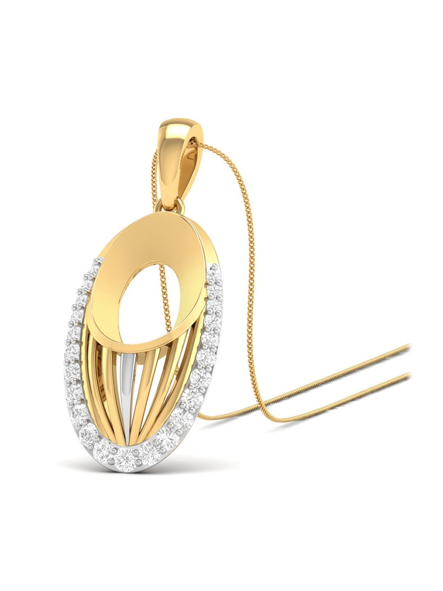 PC Jeweller Dermod 18k Gold Pendant without Chain for Women