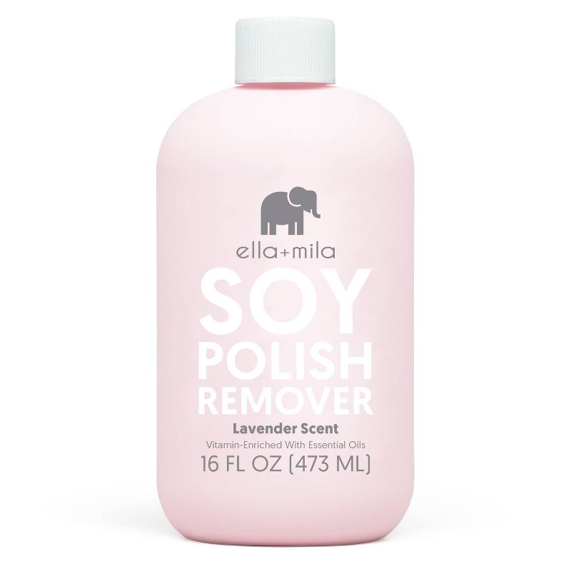 ella+mila Nail Care Soy Nail Polish Remover - 16 fl oz