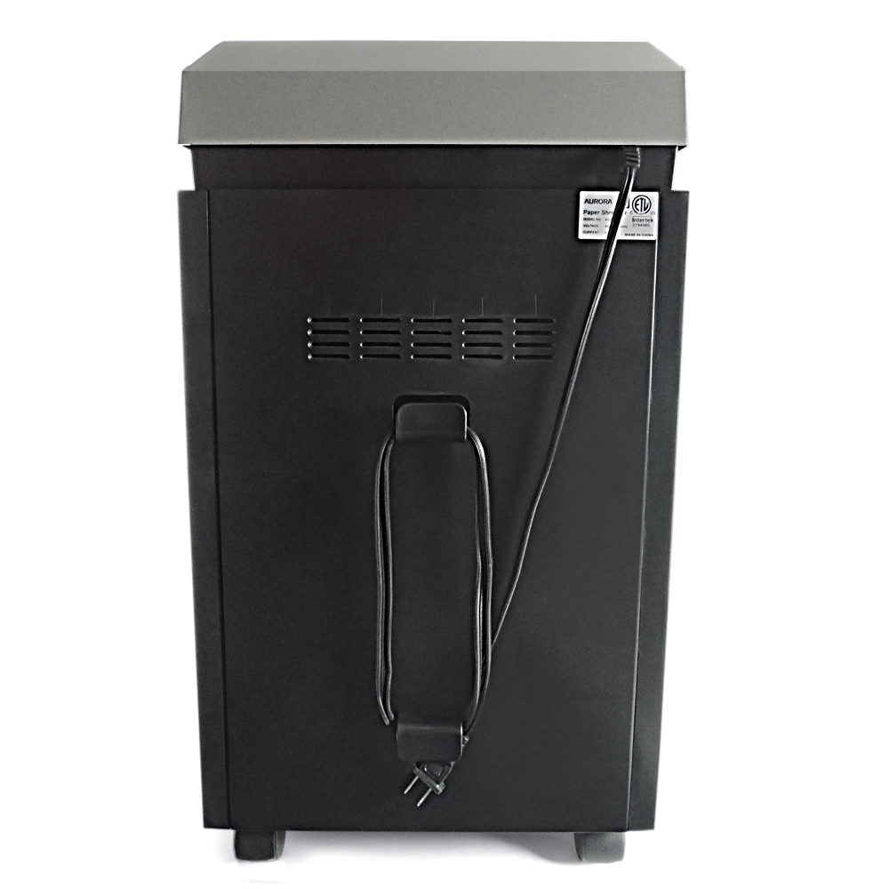 Aurora AU1580MA Professional Grade High Security 15-Sheet Micro-Cut Paper/ CD and Credit Card Shredder/ 60 Minutes Continuous Run Time