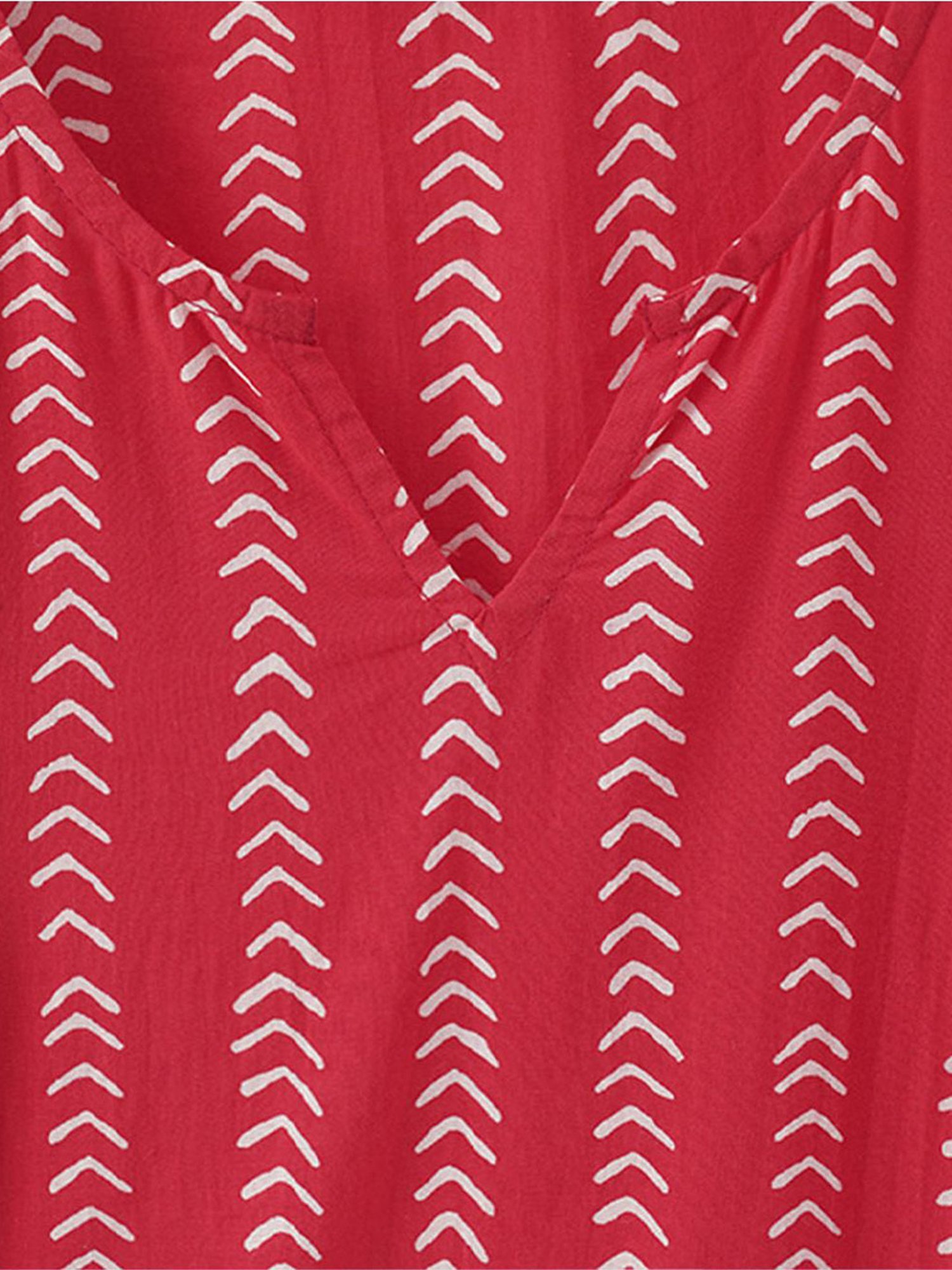 Edheads Kids Red Cotton Printed Top