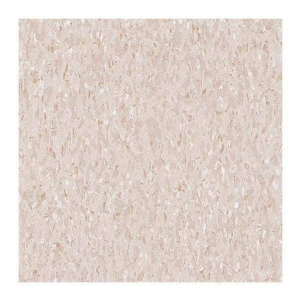 ARMSTRONG FP51809031 Vinyl Composition Tile,45sq.ft,Beige