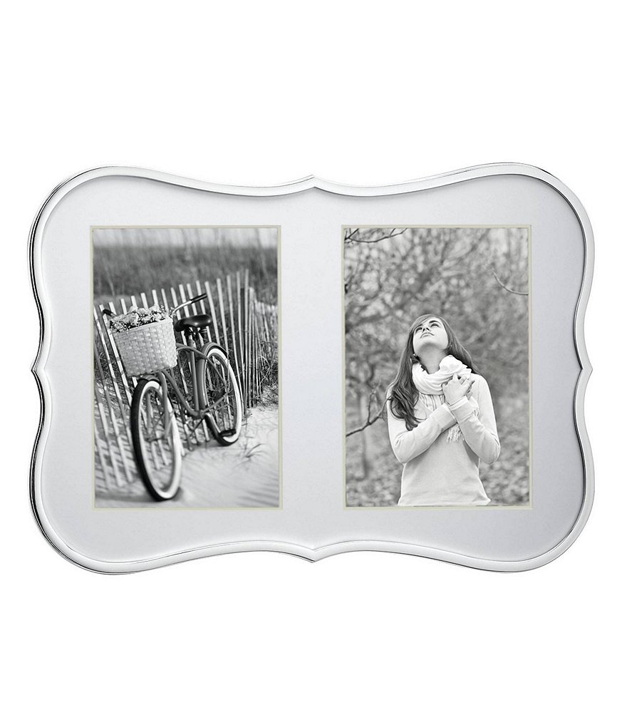 kate spade new york Crown Point Double 5x7#double; Invitation Frame