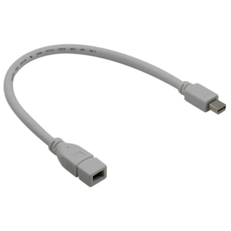 Mini Display Port Mini DP Male to Mini DisplayPort Female Extension Cable 30CM