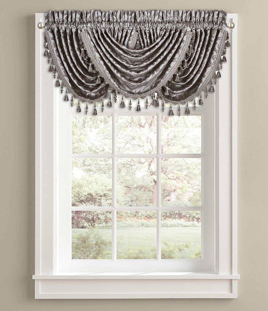 J. Queen New York Sicily Damask Window Treatments