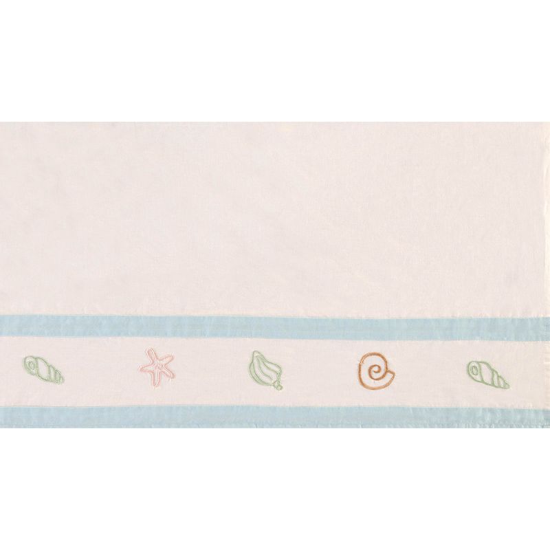 C&F Home Pastel Shells Queen Bed Skirt Drop Length: 16 inches