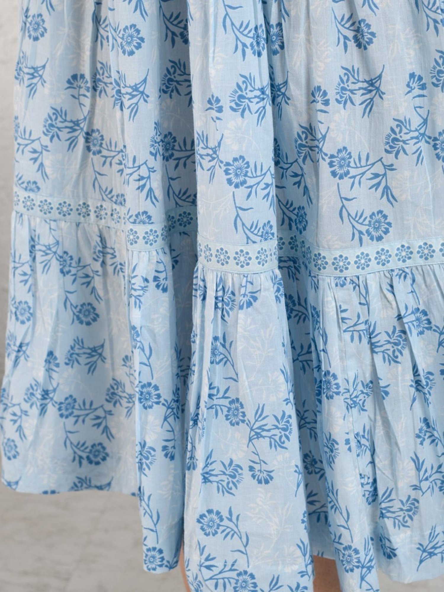 Prakriti Jaipur Blue Day Frill Dress